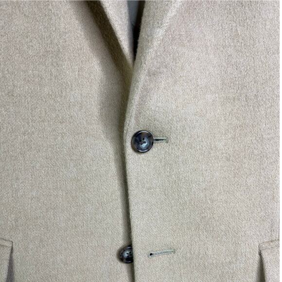 Jos A Bank Blazer Mens 39 Reg Tan Executive Collection 100% Camel Hair NWT - Picture 5 of 10